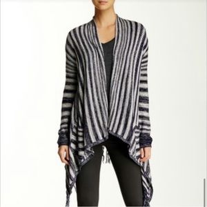 Billabong Loosen Up Boho Fringed Cardigan size md